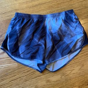 Nike Dri-fit large running shorts black and gray